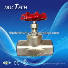 Hot Sale BSP/BSPT/NPT Screw /Thread Stainless Steel Globe Valve CF8M/CF8 Made In China 200WOG